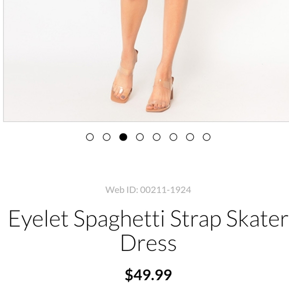 Eclipse, small, backless white dress - Picture 4 of 5